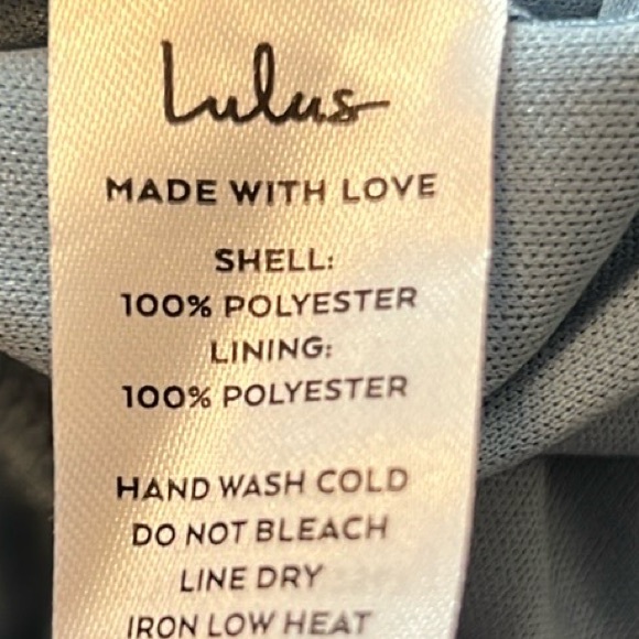 Lulus Truly Beloved Dress in Dusty Blue, Size XLarge, NWT - Picture 16 of 17